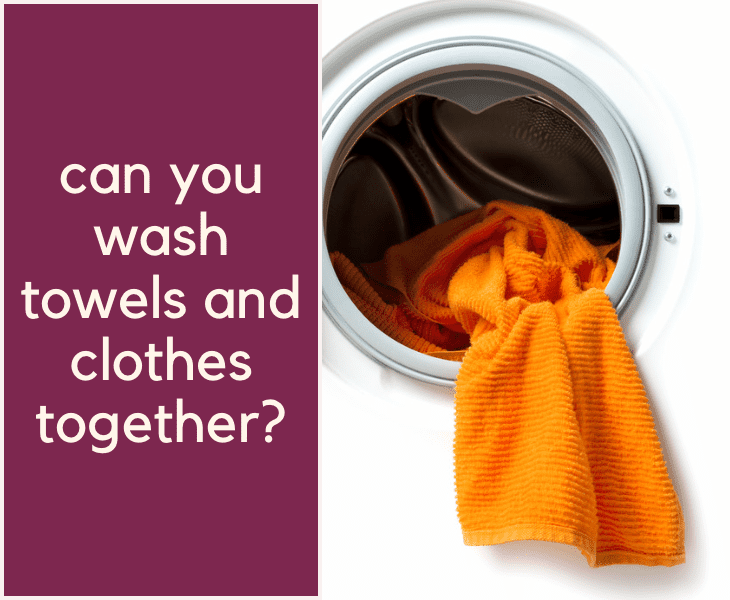 wash towels and clothes together