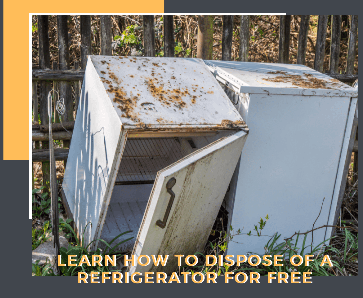 disposing of a fridge