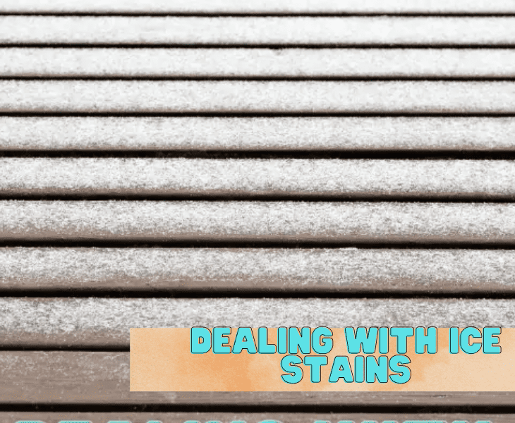 facing the ice stains