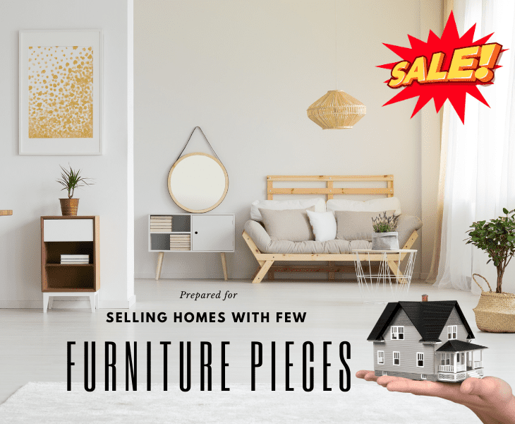 selling with few furniture