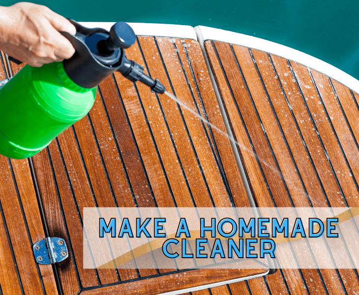 making homemade cleaner