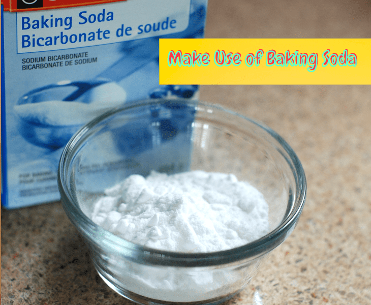 use the baking soda