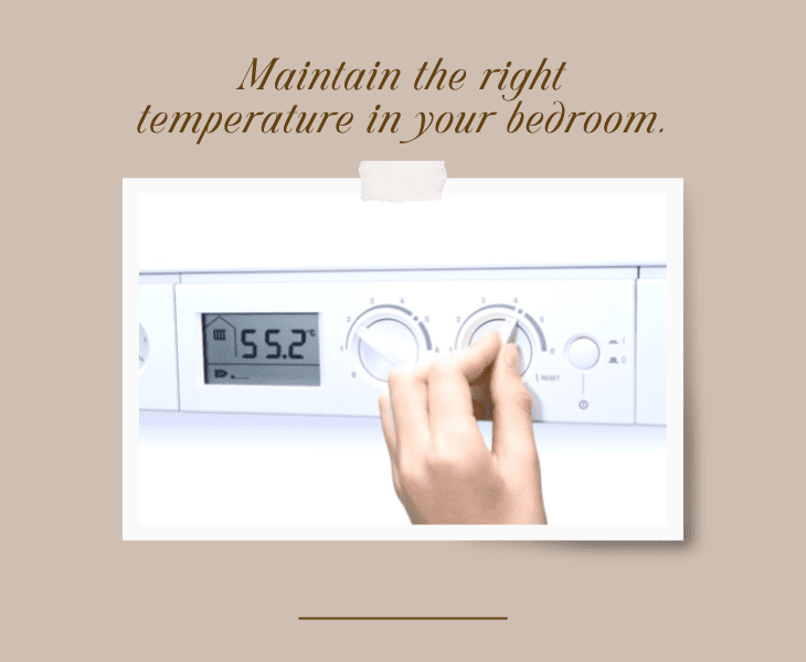 right temperature maintaining