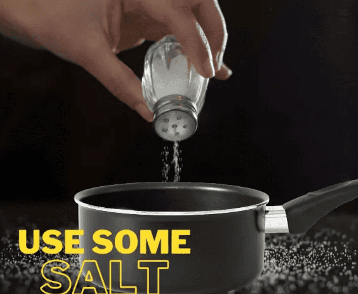 using some salt