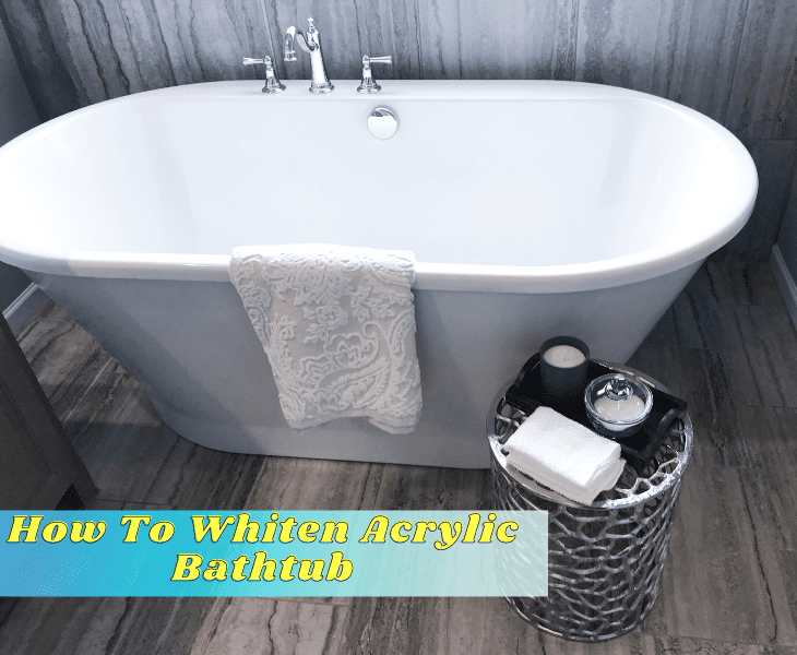 whiten acrylic bathtub