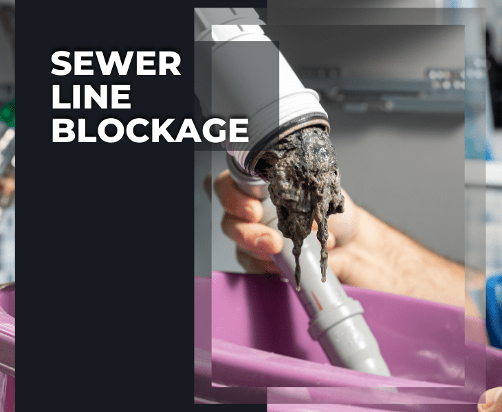 have sewer line blockage