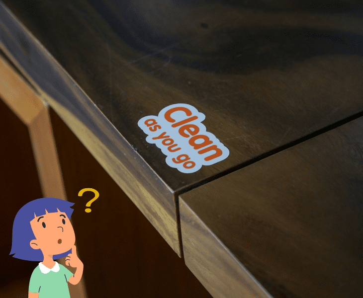 can remove stickers from laminate furniture