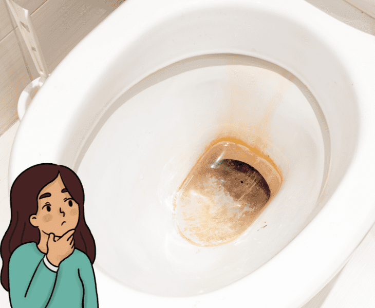 what causes of calcium buildup in toilet