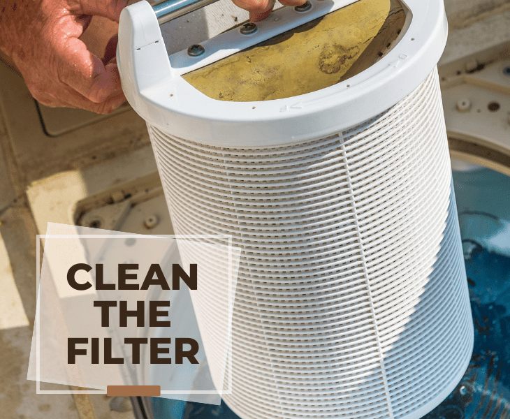 clean the filter
