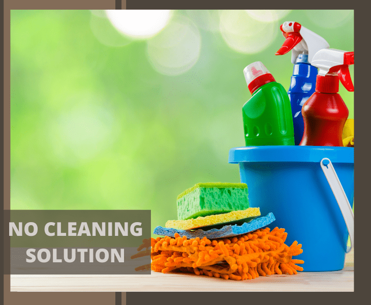 a cleaning solution