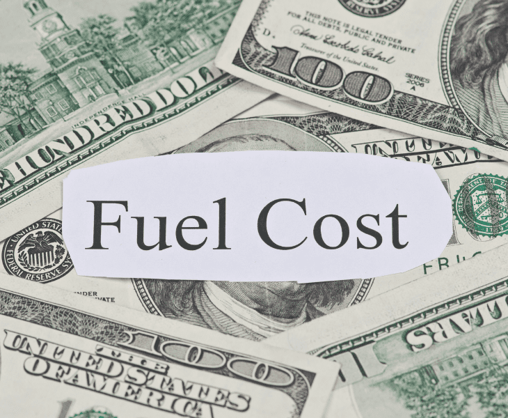 a fuel cost