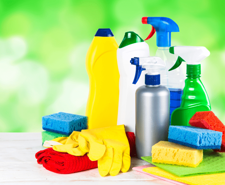 use a disinfectant