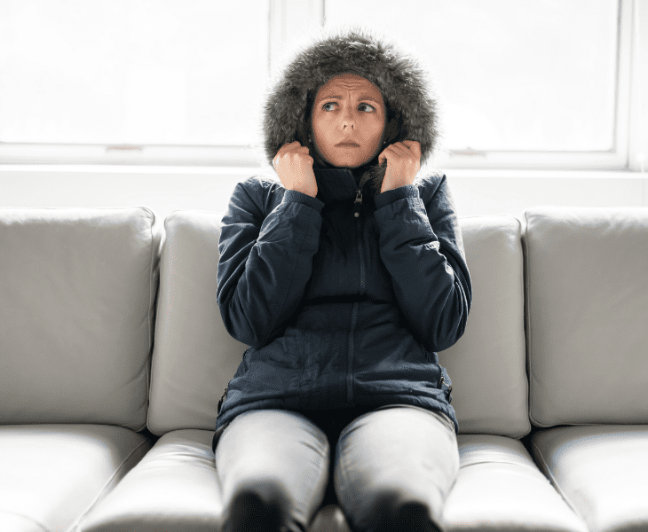 why do husband won't let me put the heating on