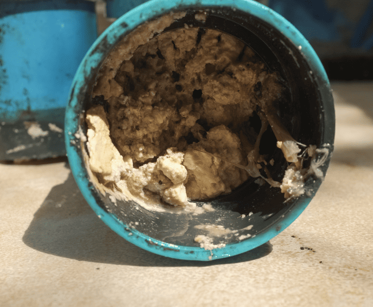 clogged pipes