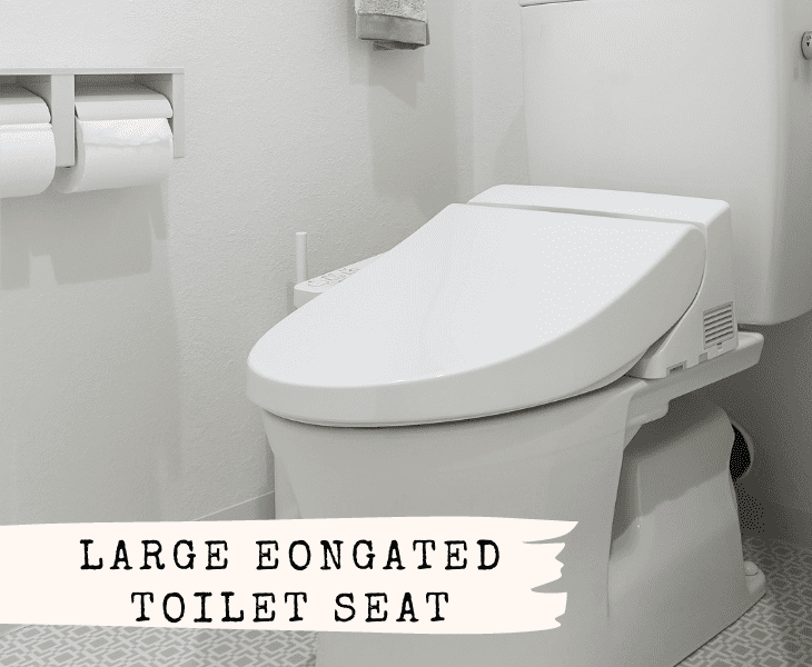 large elongated toilet seat