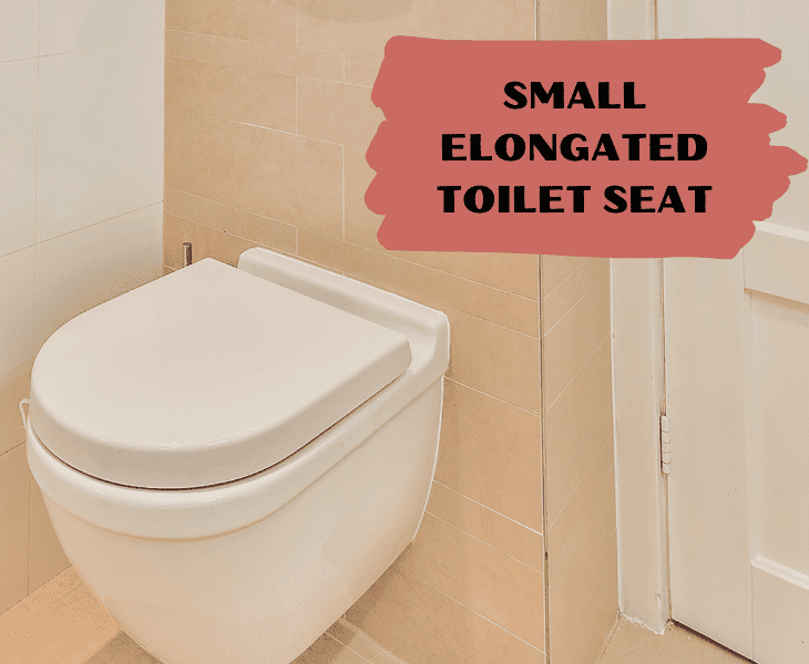 small elongated toilet seat