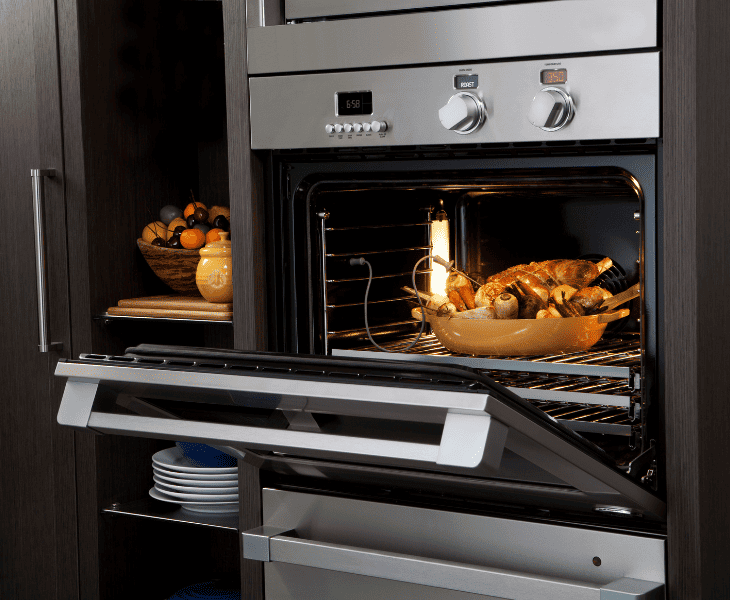 oven with food