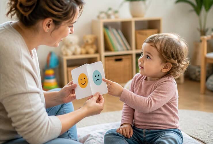parler des emotions a un tout petit renforce sa sociabilite naturelle