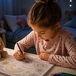 coloriages apaisants pour faciliter lendormissement des enfants