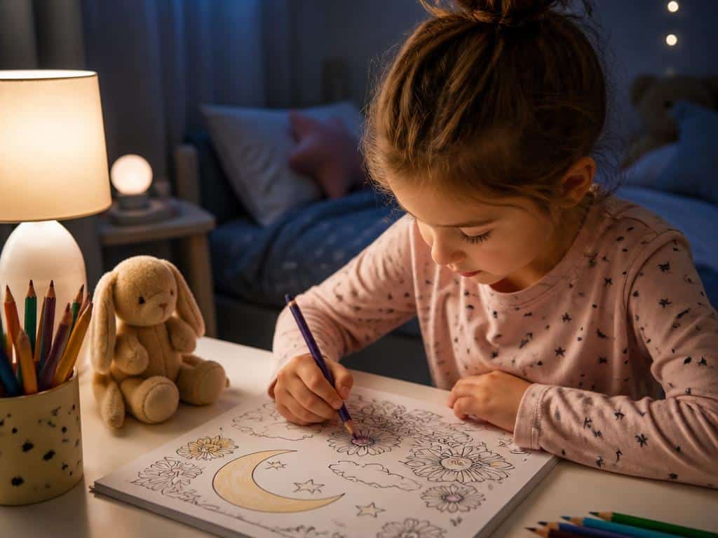 coloriages apaisants pour faciliter lendormissement des enfants
