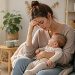 maladie stress comment ne pas communiquer ses emotions negatives a bebe