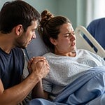 pourquoi faut il tenir la main dune femme qui accouche
