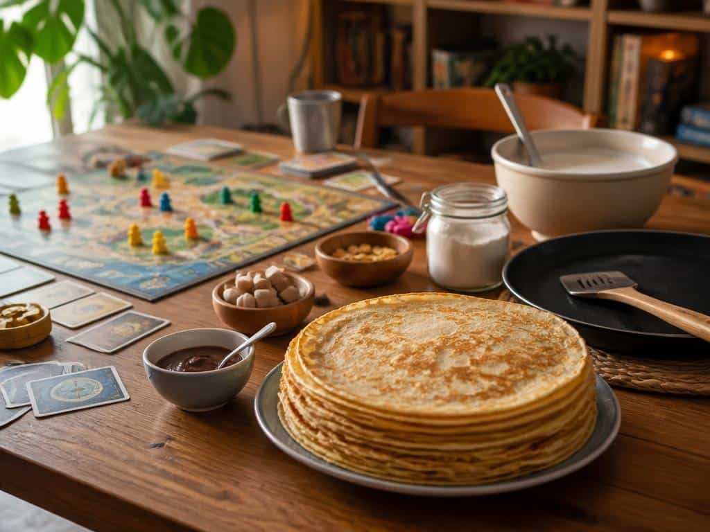 Après-midi jeux et crêpes