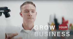 A product distributor looking to grow his business holds a Midlab product