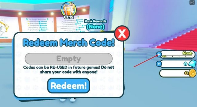 échange de codes dans Pet Simulator X