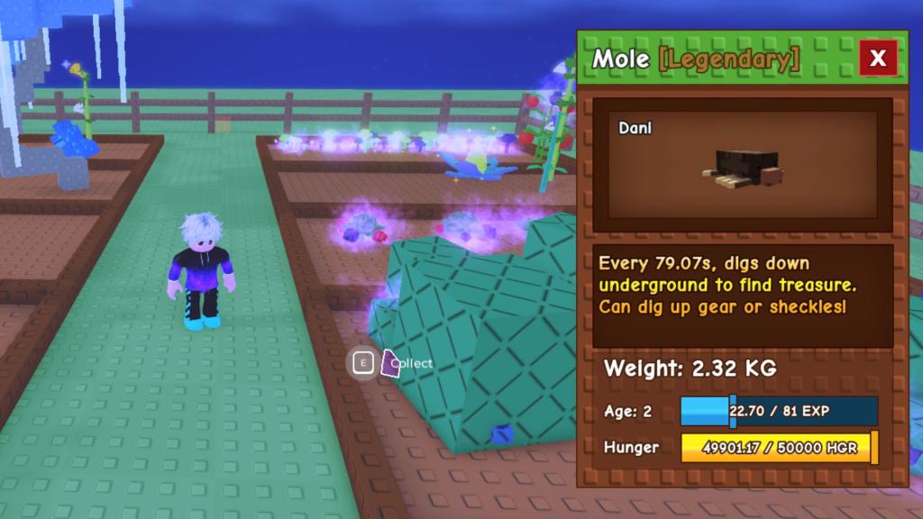 Comment Obtenir une Taupe dans Grow a Garden Roblox