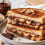 croque monsieur sucre choco cacahuete