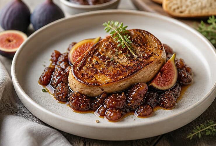 foie gras poele au chutney de figues repas dominical partie i