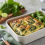 un flan poireaux et epinards ideal pour vos lunch boxes