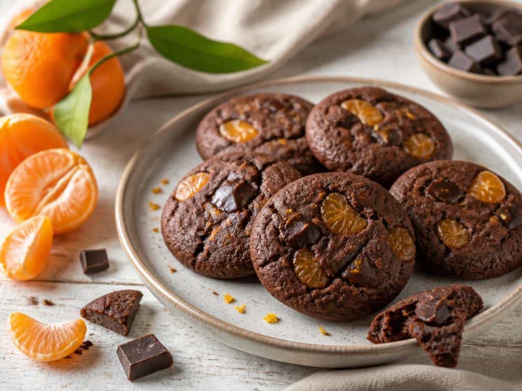 biscuits chocolat mandarine