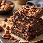 brownies aux noix de pecan et noisettes