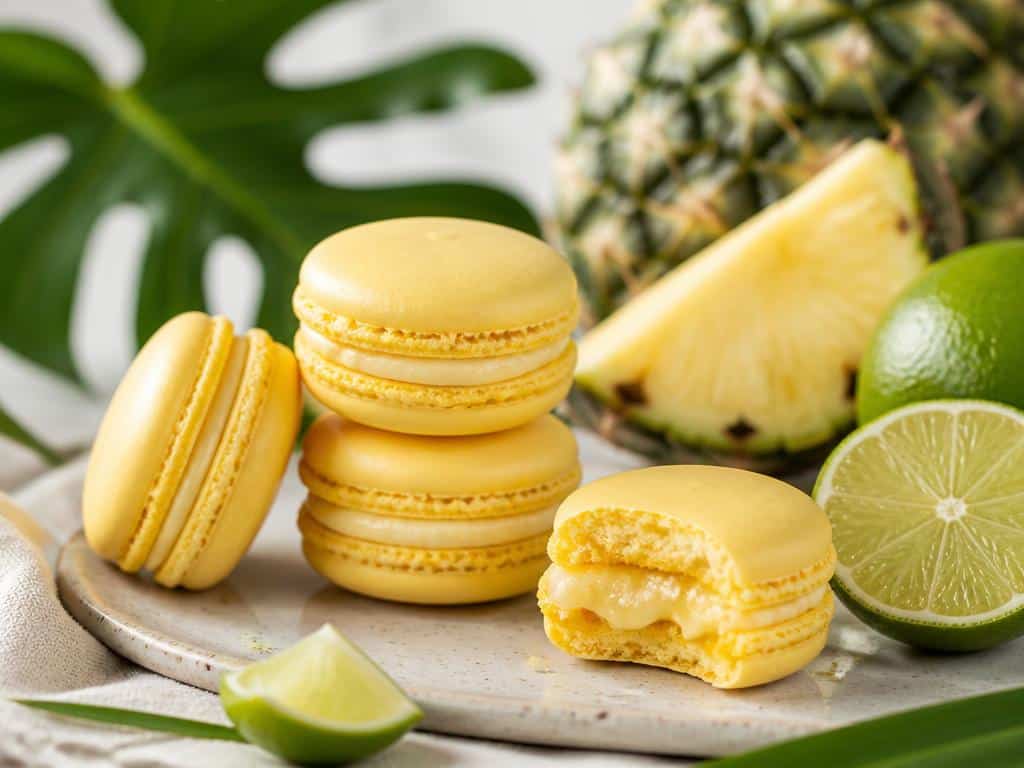 macaron ananascitron vert