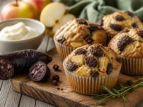 muffins au boudin noir pommes et mascarpone