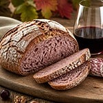 pain au beaujolais nouveau et saucisson