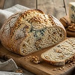 pain de campagne aux noix et au roquefort