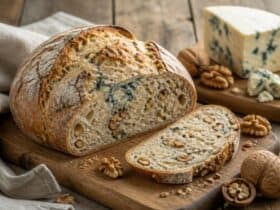 pain de campagne aux noix et au roquefort