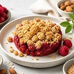 streusel aux framboises
