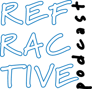 Refractive Podcast Text Icon