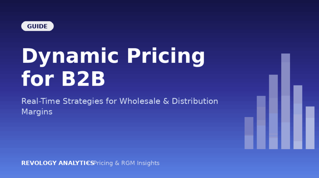 Dynamic B2B pricing strategies for real-time wholesale margin optimization.