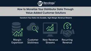 Revology Analytics logo for data monetization and customer solutions.