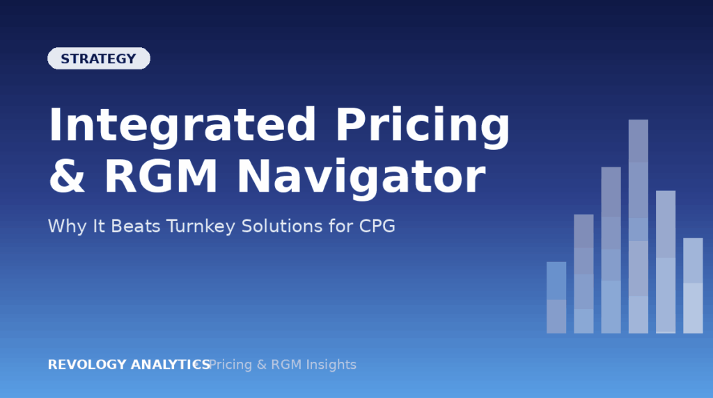 Integrated Pricing & RGM Navigator for CPG companies.