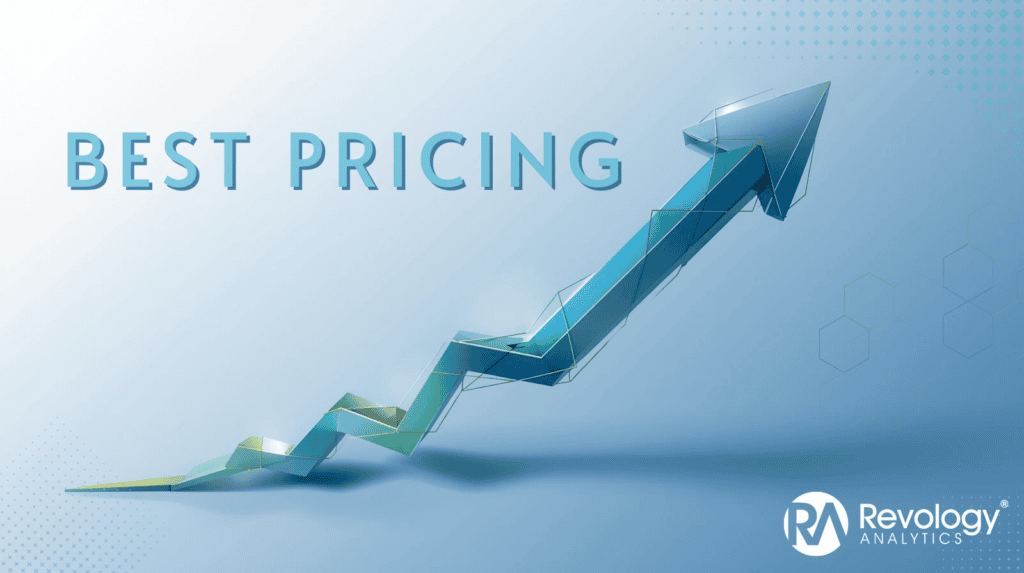 Graph showing upward trend for best pricing strategy in business growth.