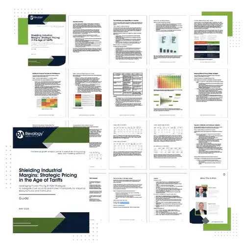 Industrial margins strategic pricing report for the age of tariffs by Revology Analytics.