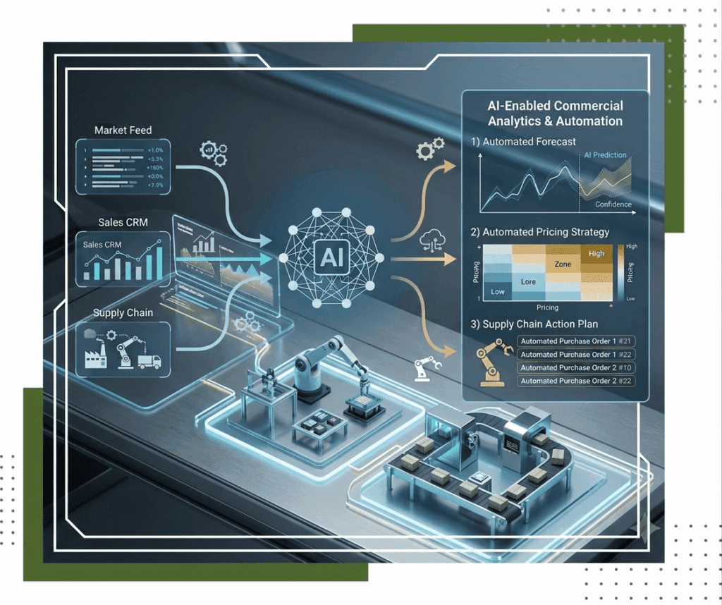 AI-enabled commercial analytics and automation for business growth.