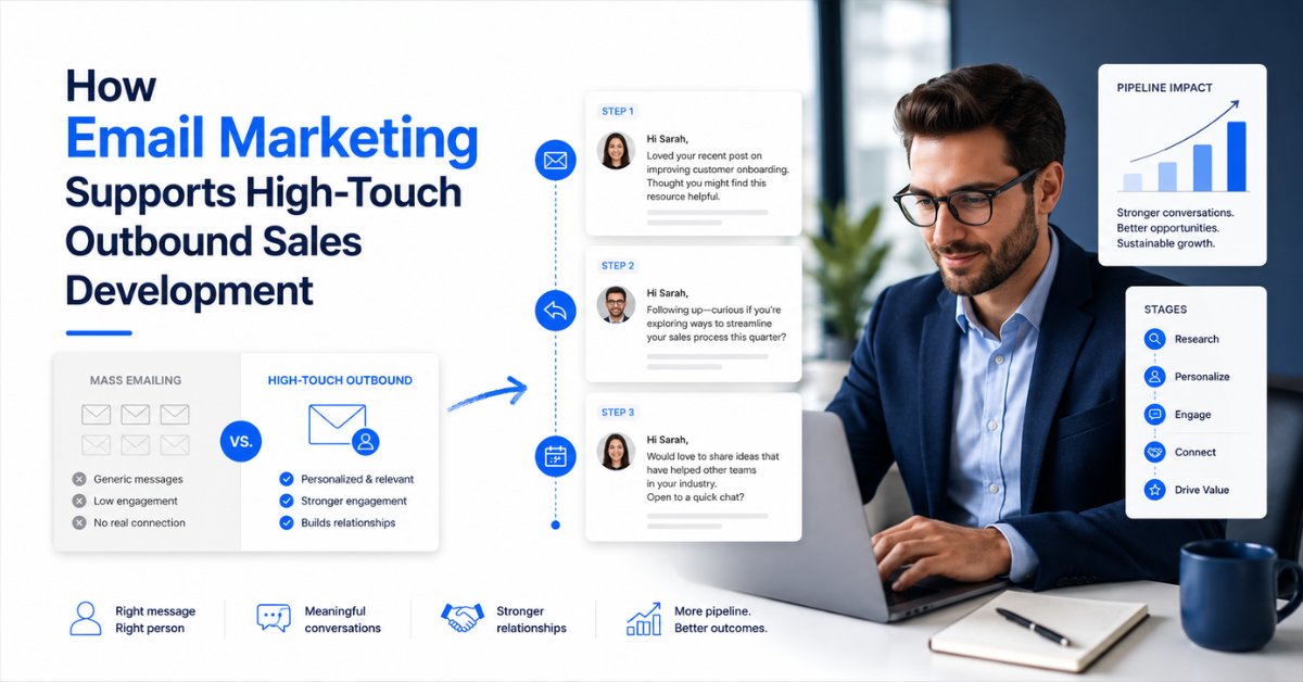 How Email Marketing Supports High-Touch Outbound Sales Development