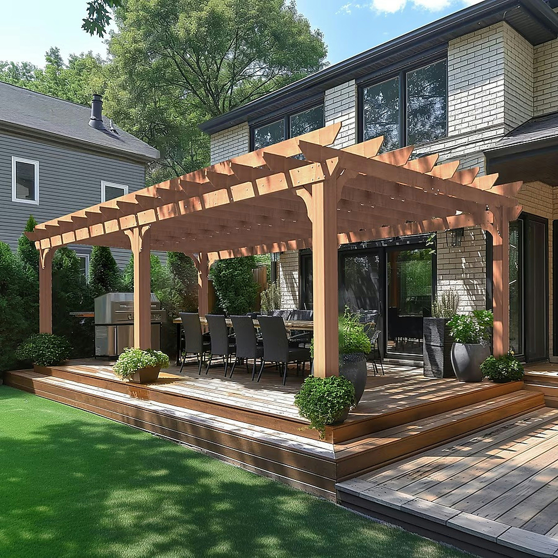 Backyard Patio and Gazeboo